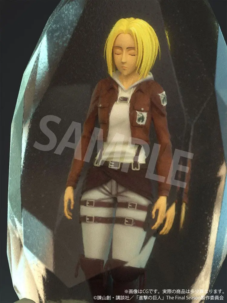 Attack on Titan 3D Crystal Statue Annie Leonhart 10 cm product photo