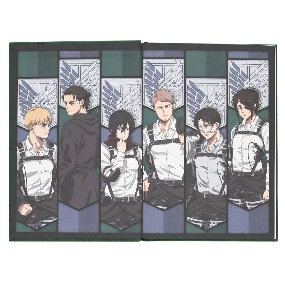 Attack on Titan A5 premium notebook product photo