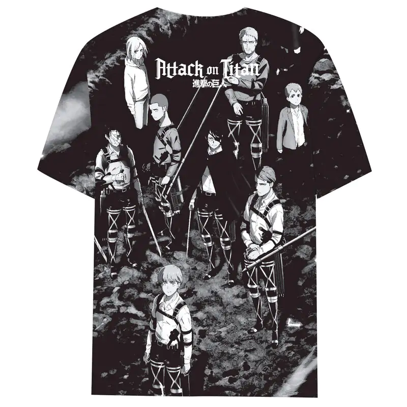 Attack on Titan All Over Group Shot t-shirt product photo