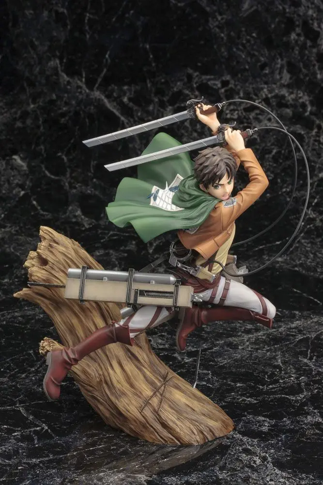Attack on Titan ARTFX J Statue 1/8 Eren Yeager Renewal Package Ver. 26 cm product photo