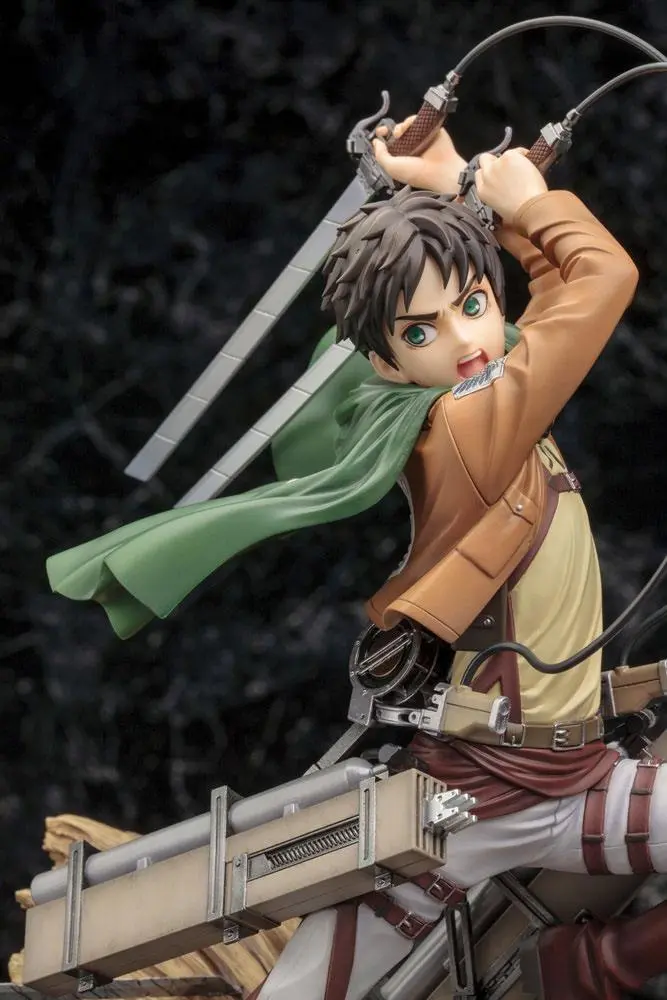 Attack on Titan ARTFX J Statue 1/8 Eren Yeager Renewal Package Ver. 26 cm product photo
