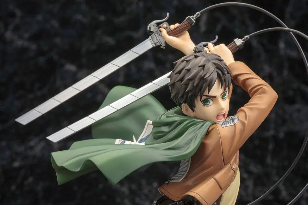 Attack on Titan ARTFX J Statue 1/8 Eren Yeager Renewal Package Ver. 26 cm product photo