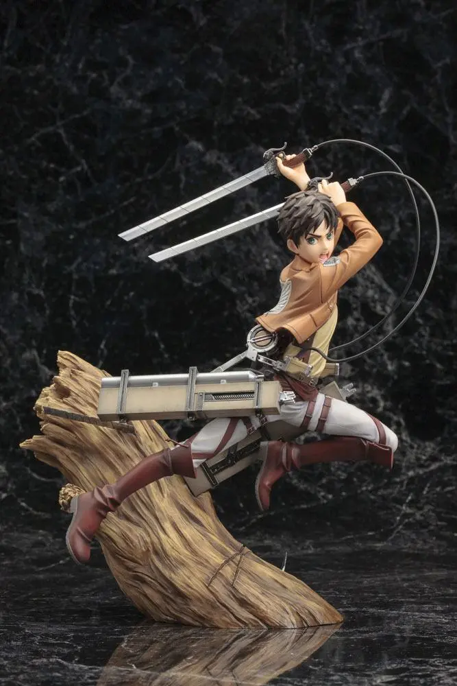 Attack on Titan ARTFX J Statue 1/8 Eren Yeager Renewal Package Ver. 26 cm product photo
