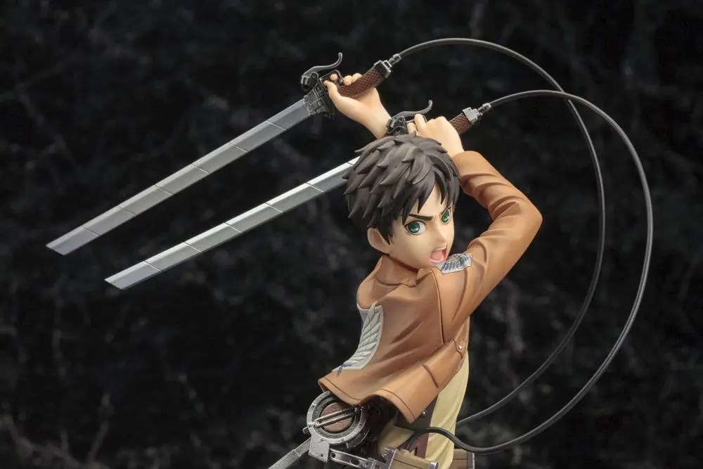 Attack on Titan ARTFX J Statue 1/8 Eren Yeager Renewal Package Ver. 26 cm product photo