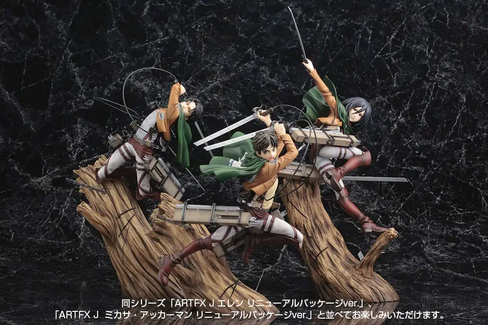 Attack on Titan ARTFXJ Statue 1/8 Levi Renewal Package Ver. 28 cm product photo