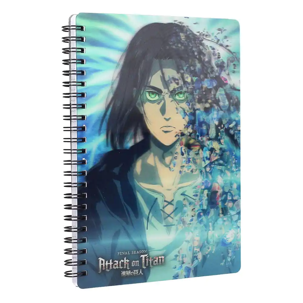 Attack on Titan Notebook with 3D-Effect Blue product photo