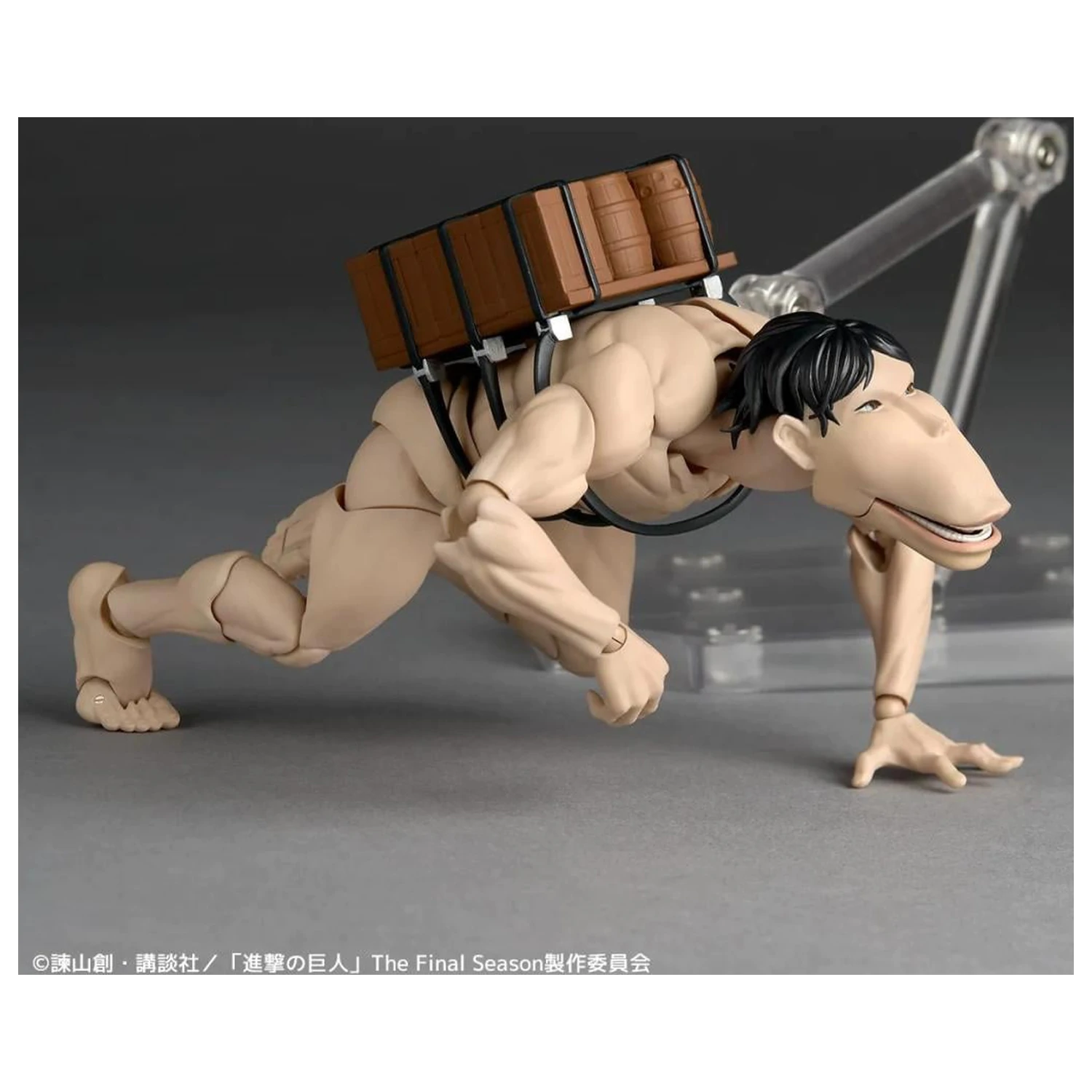 Attack on Titan Cart Titan Figurine Revoltech A.Y. 13cm product photo