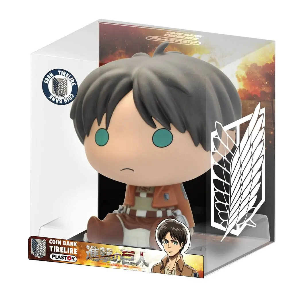 Attack on Titan Chibi Bust Bank Eren 16 cm termékfotó