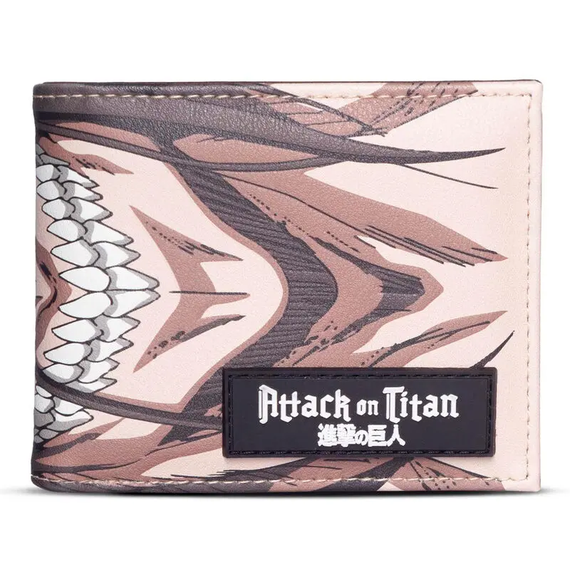 Attack on Titan Bifold Wallet Eren Jaeger Titan product photo