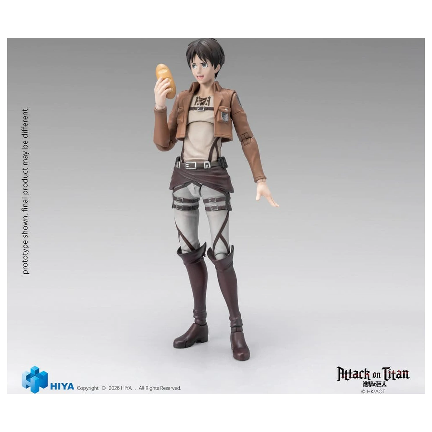 Attack on Titan Exquisite Basic Series Action Figure 1/12 Eren Yeager 15 cm product photo