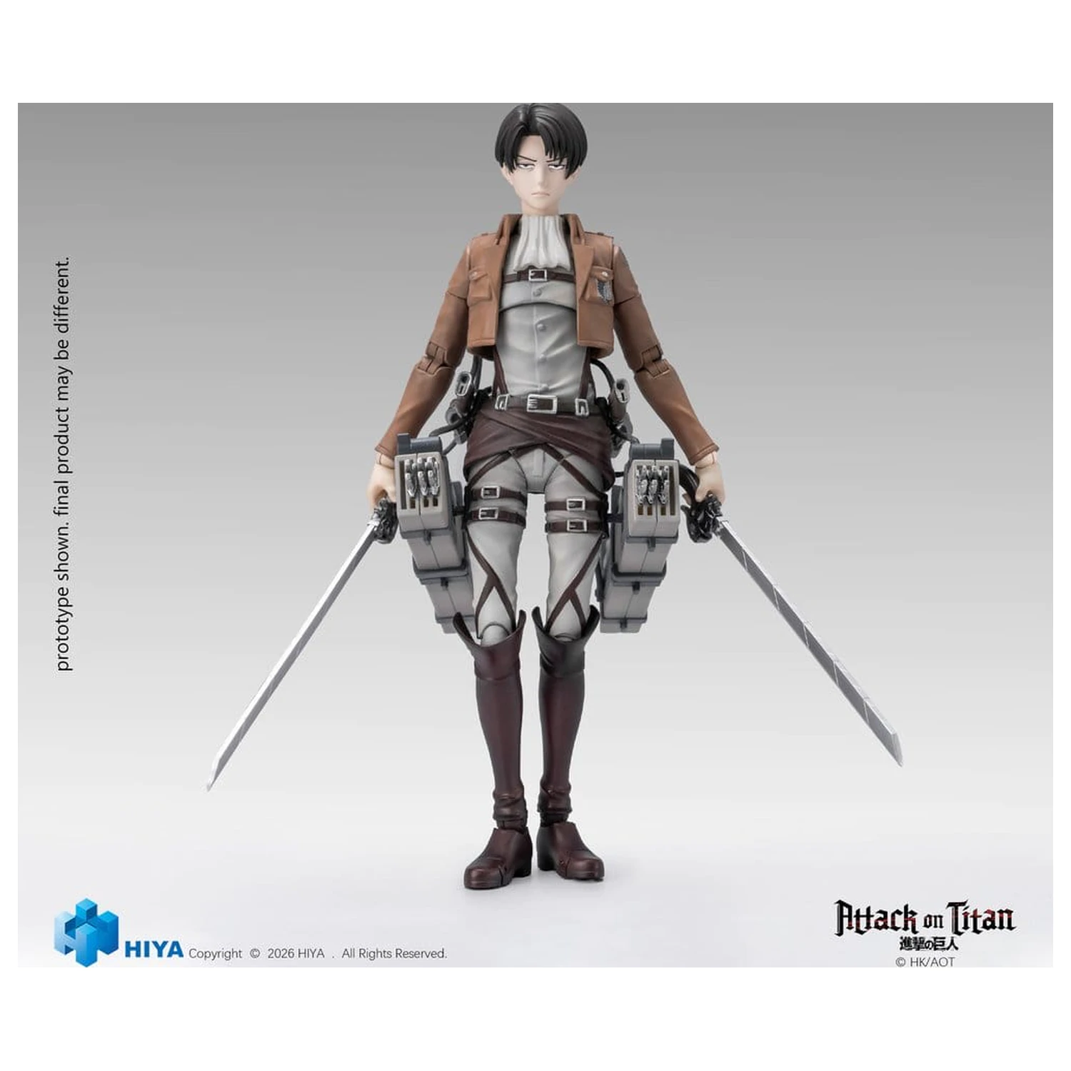 Attack on Titan Exquisite Basic Series Action Figure 1/12 Levi Ackerman 15 cm product photo