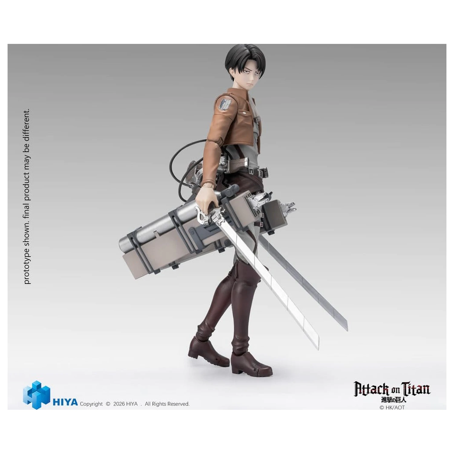 Attack on Titan Exquisite Basic Series Action Figure 1/12 Levi Ackerman 15 cm product photo