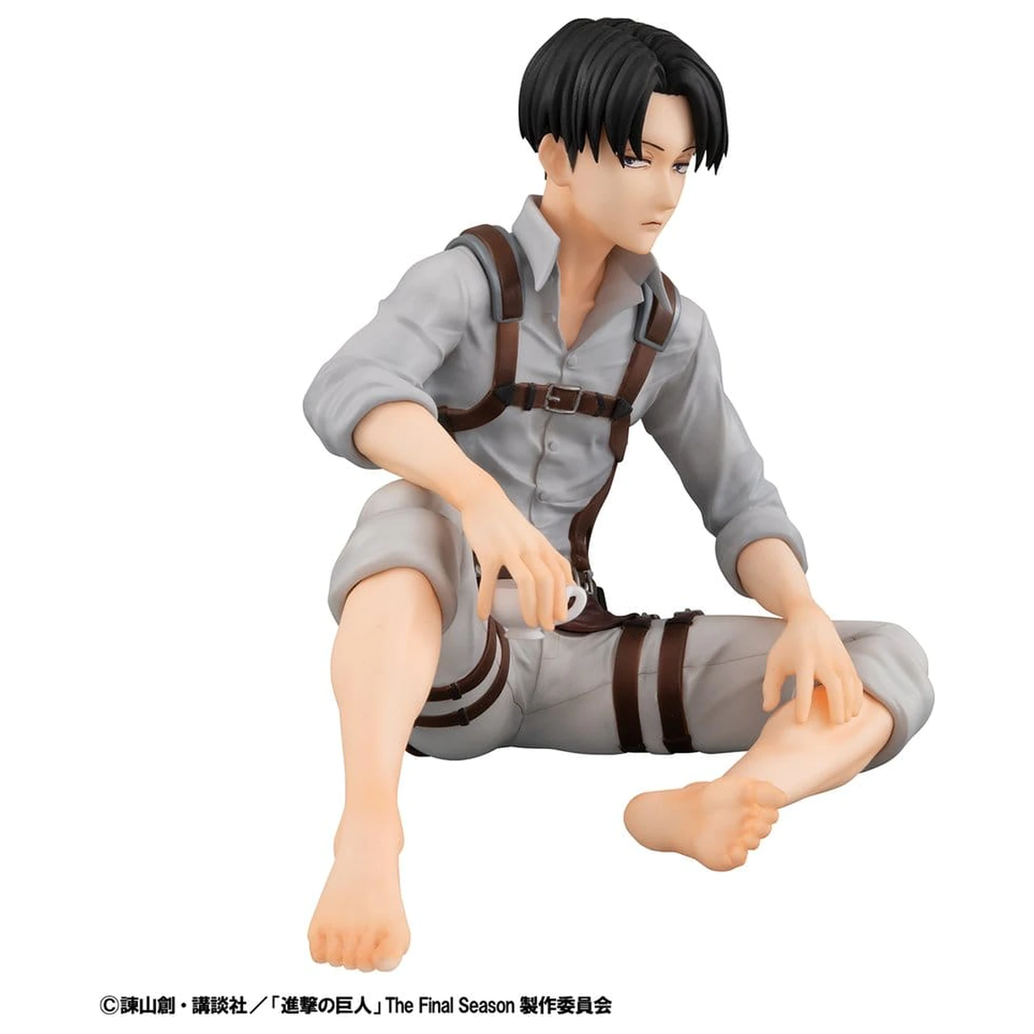 Attack on Titan G.E.M. Series PVC Figures 2-Pack Eren Yeager & Squad Captain Levi Palm Size product photo