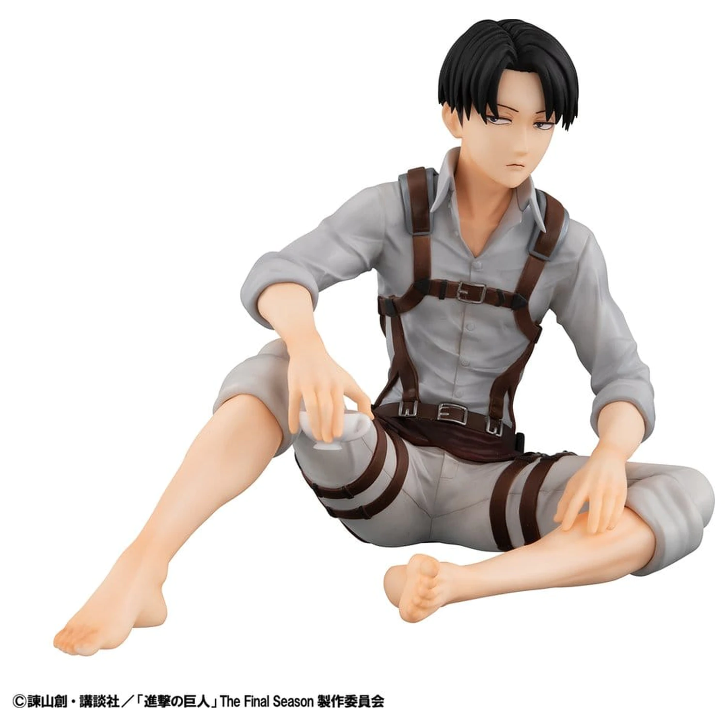 Attack on Titan G.E.M. Series PVC Figures 2-Pack Eren Yeager & Squad Captain Levi Palm Size product photo