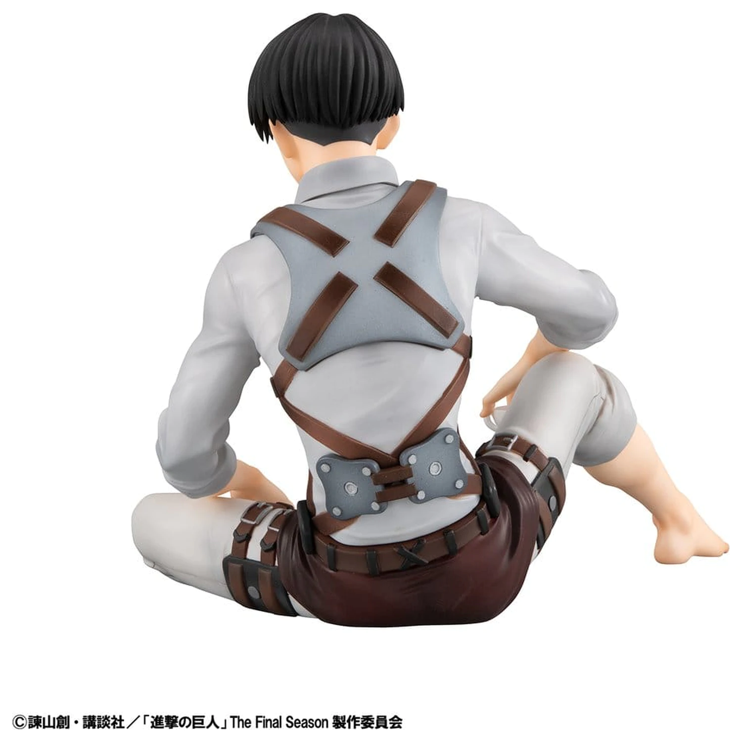 Attack on Titan G.E.M. Series PVC Figure Squad Captain Levi Palm Size 9 cm product photo
