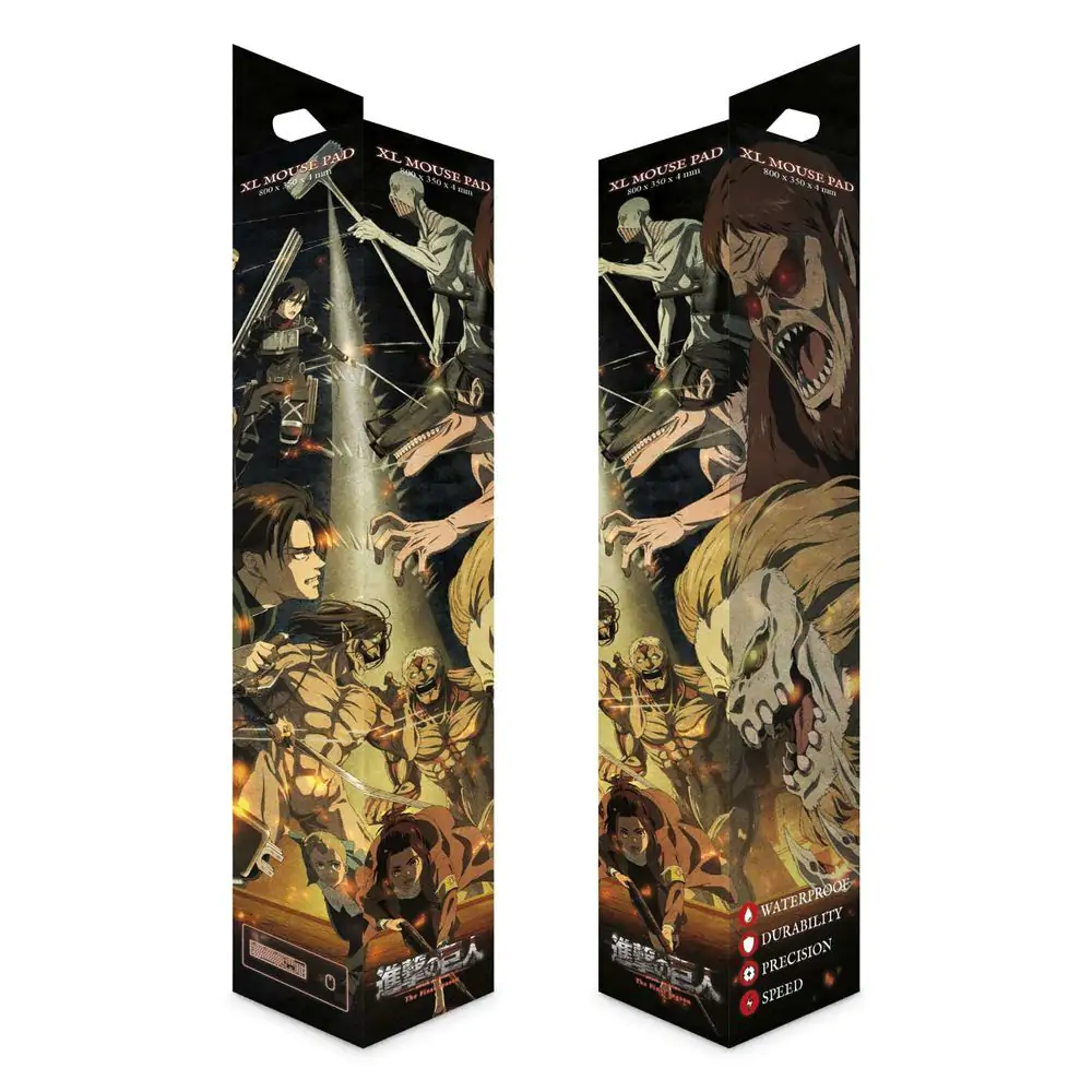 Attack on Titan gaming desk mat product photo