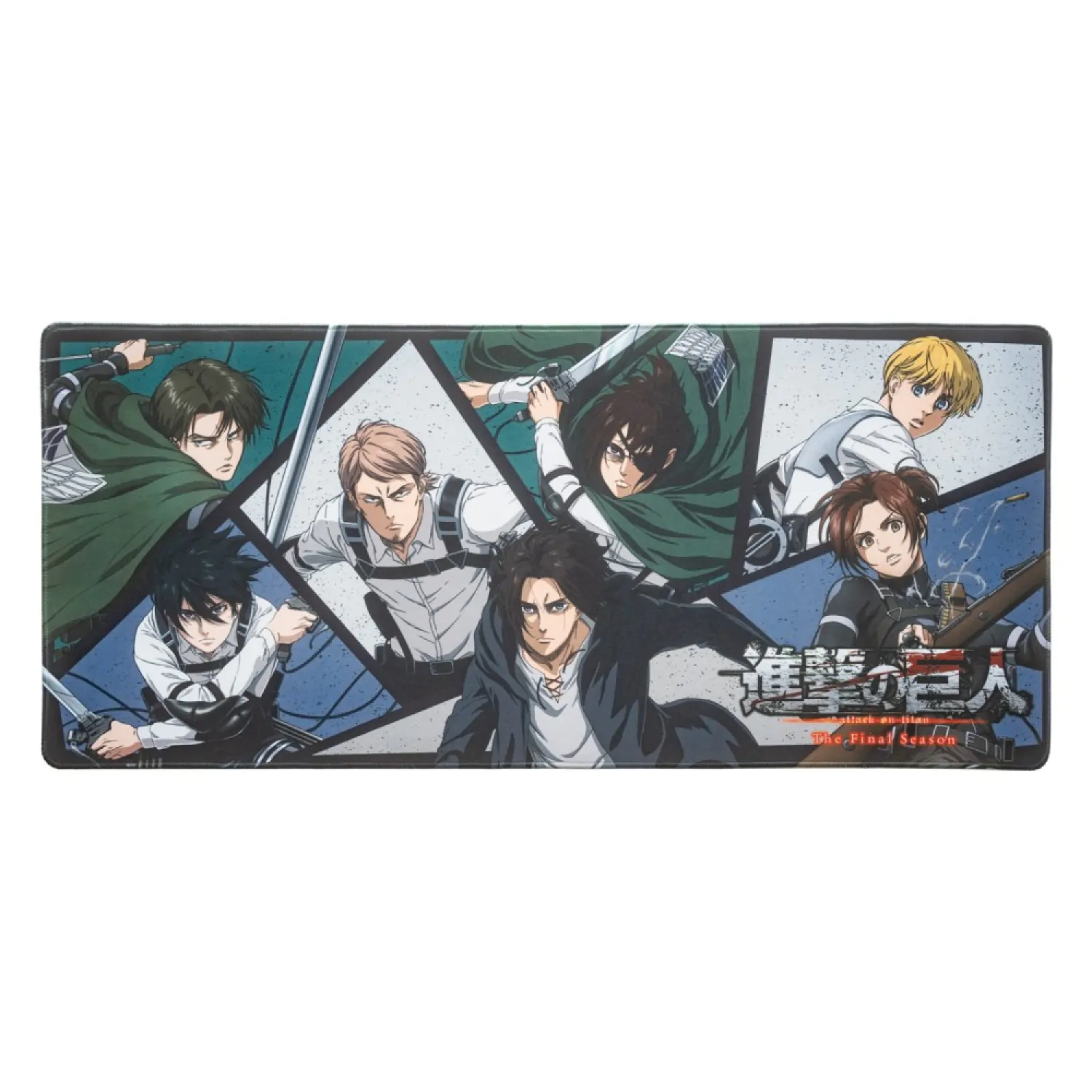 Attack on Titan gaming desk mat product photo