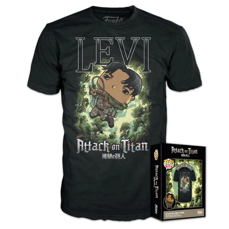 Attack on Titan Levi Ackerman t-shirt product photo