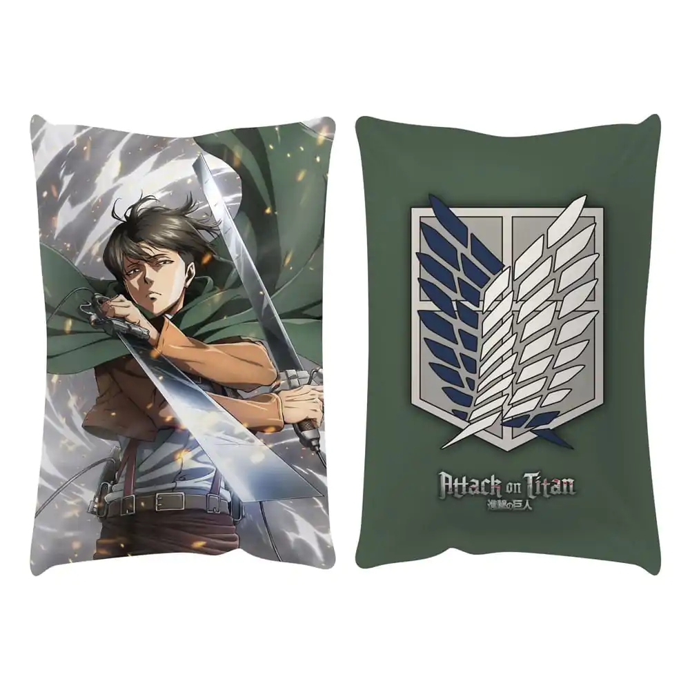 Attack on Titan Pillow Levi Attack 50 x 35 cm termékfotó