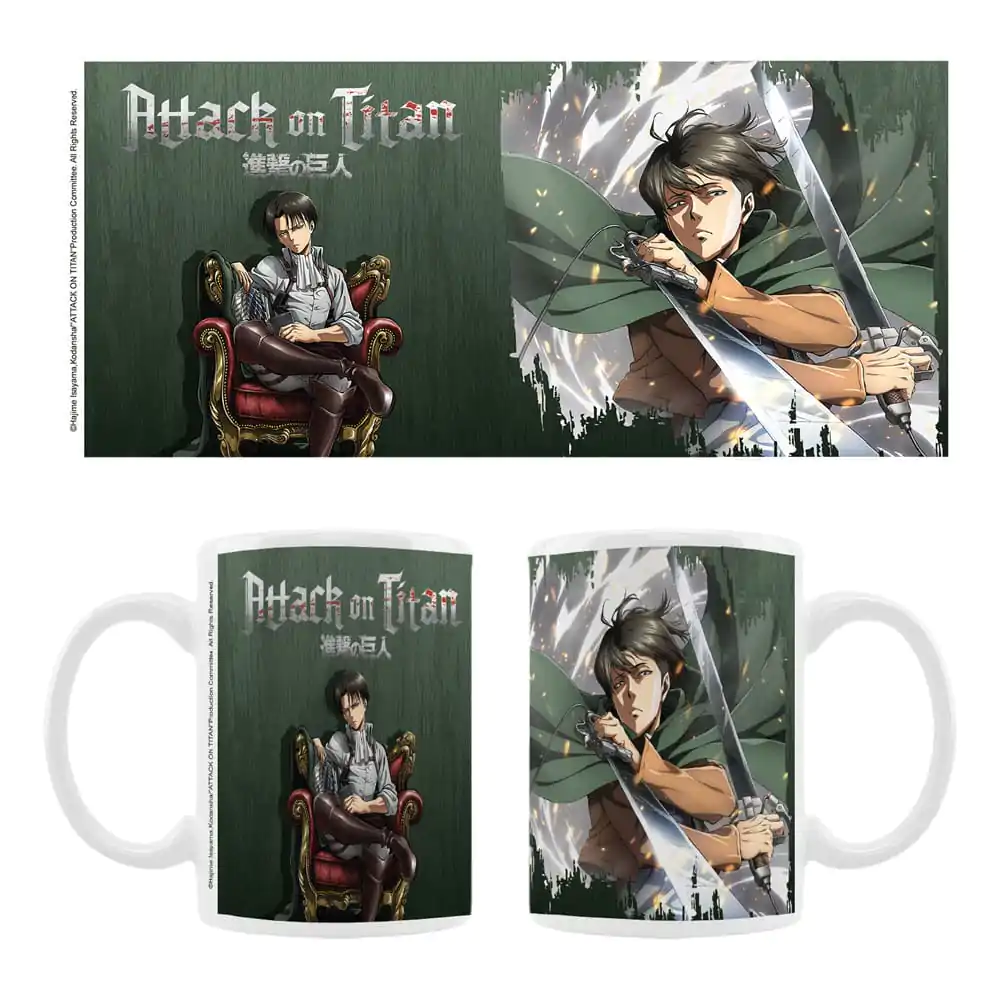 Attack on Titan Ceramic Mug Levi product photo