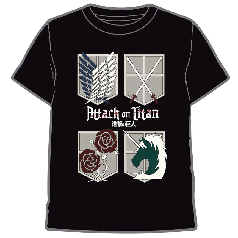 Attack on Titan Logos t-shirt product photo