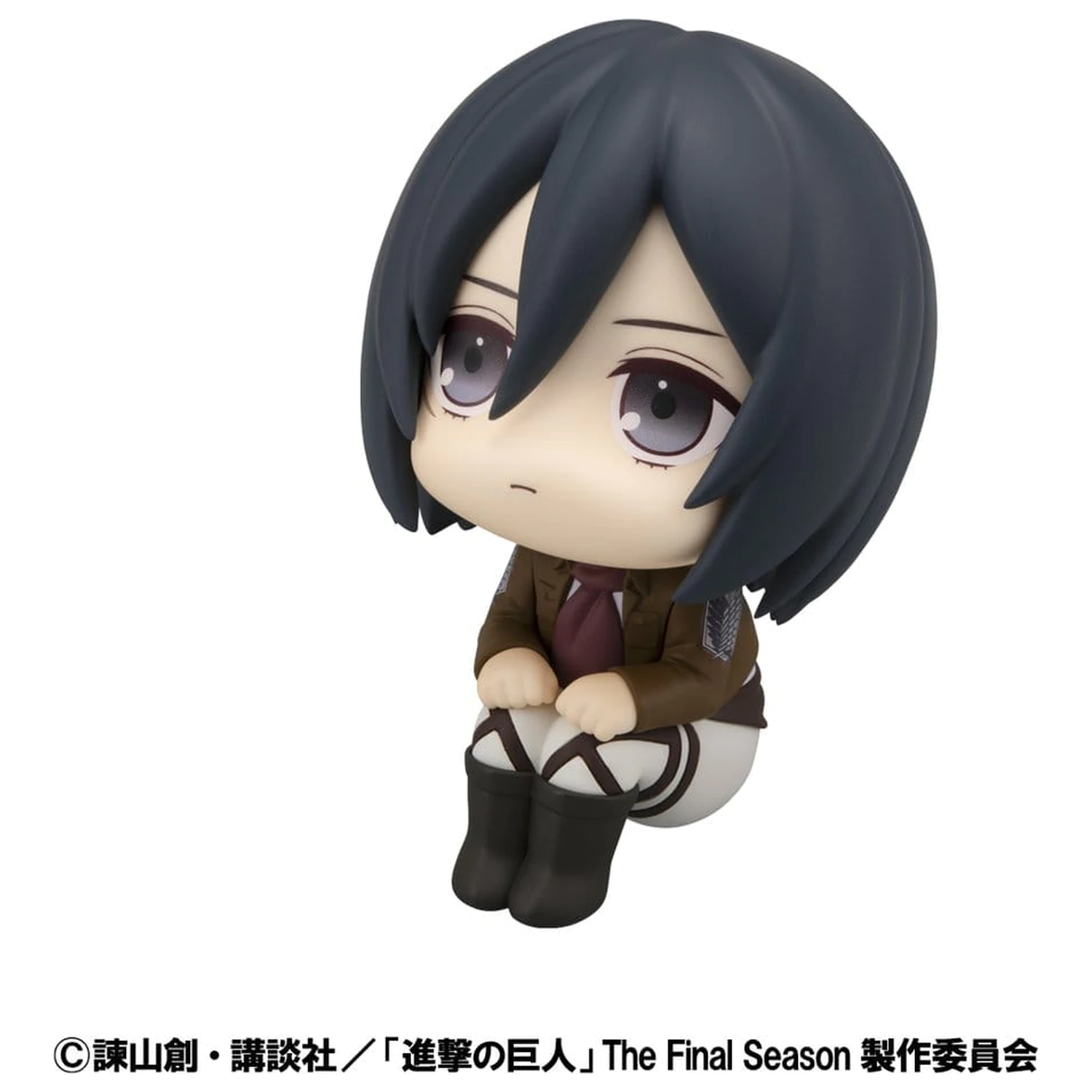 Attack on Titan Look Up PVC Statues Levi Cleaning up Ver. & Mikasa Ackerman (with gift) 11 cm            product photo