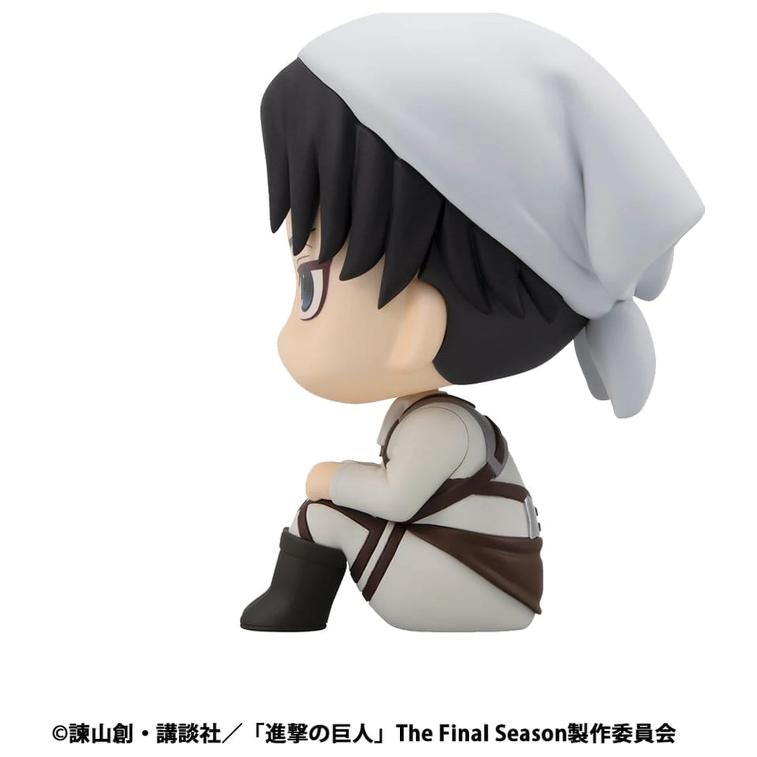 Attack on Titan Look Up PVC Statues Levi Cleaning up Ver. & Mikasa Ackerman (with gift) 11 cm            product photo