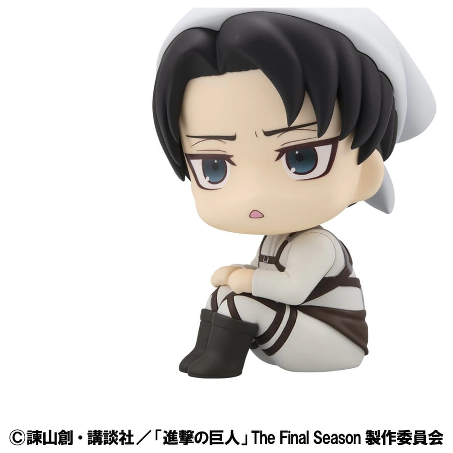 Attack on Titan Look Up PVC Statue Levi Cleaning up Ver. 11 cm     product photo
