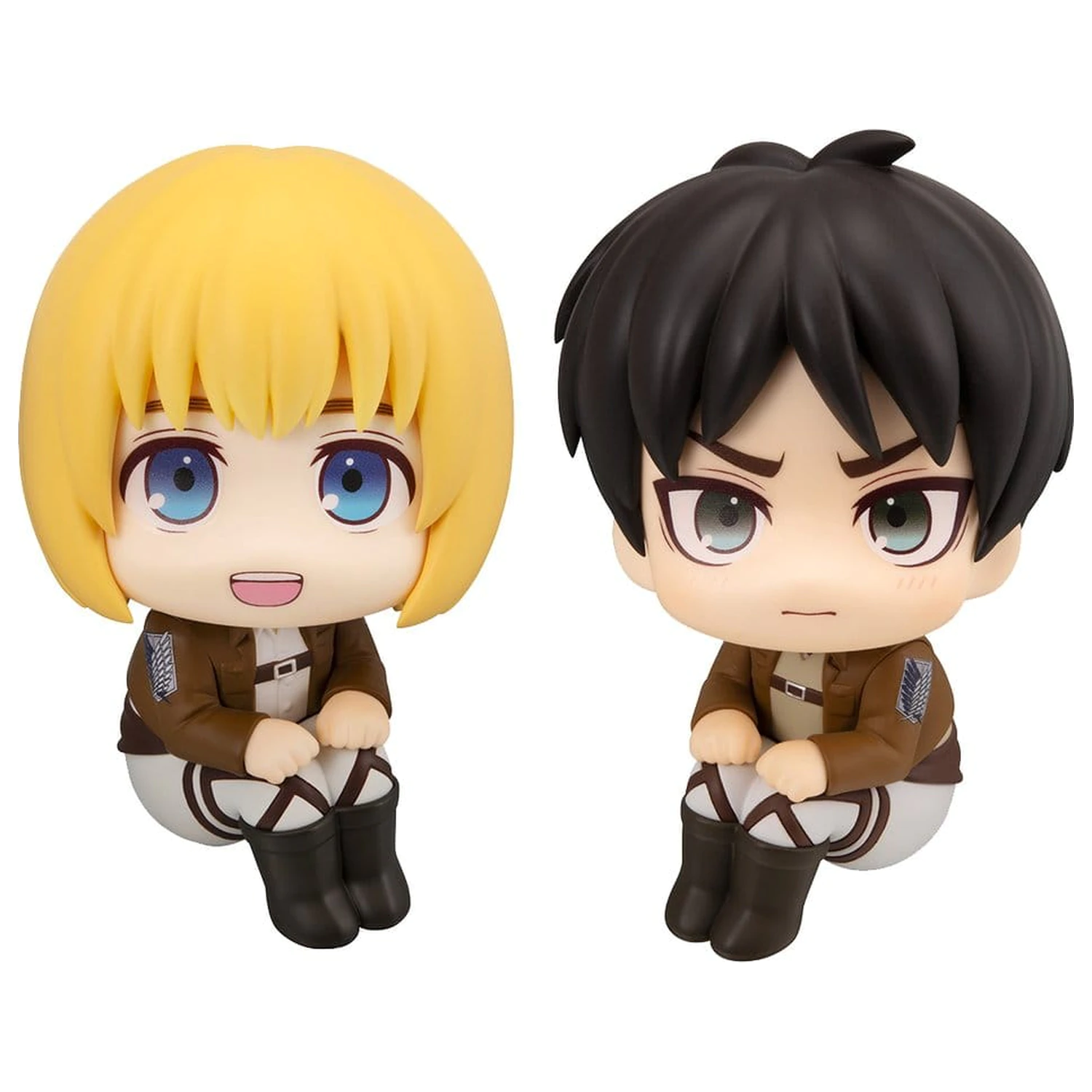 Attack on Titan Lookup PVC Figures 2-Pack Armin Arlert & Eren Yeager Grumpy Ver. 11 cm (with gift) product photo
