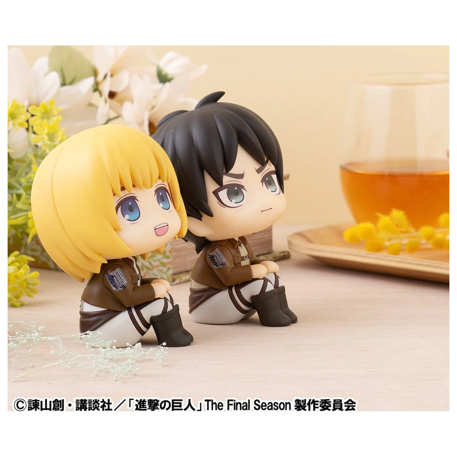 Attack on Titan Lookup PVC Figures 2-Pack Armin Arlert & Eren Yeager Grumpy Ver. 11 cm (with gift) product photo