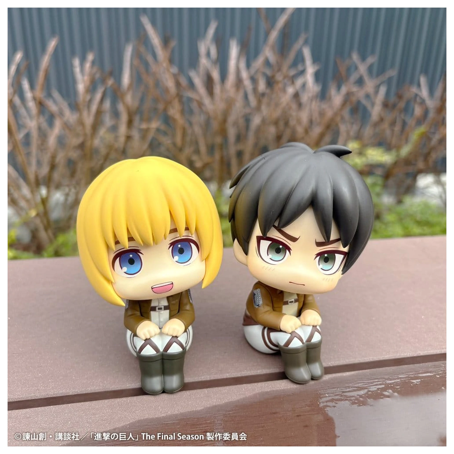 Attack on Titan Lookup PVC Figures 2-Pack Armin Arlert & Eren Yeager Grumpy Ver. 11 cm (with gift) product photo