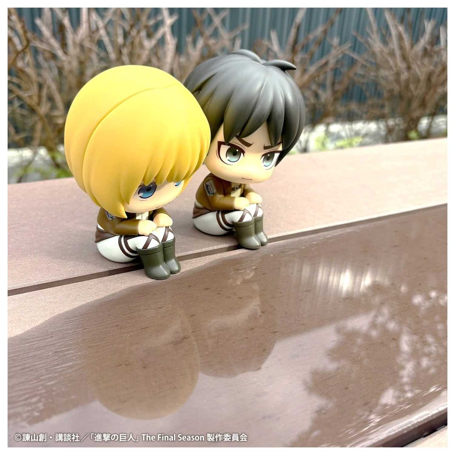 Attack on Titan Lookup PVC Figures 2-Pack Armin Arlert & Eren Yeager Grumpy Ver. 11 cm (with gift) product photo