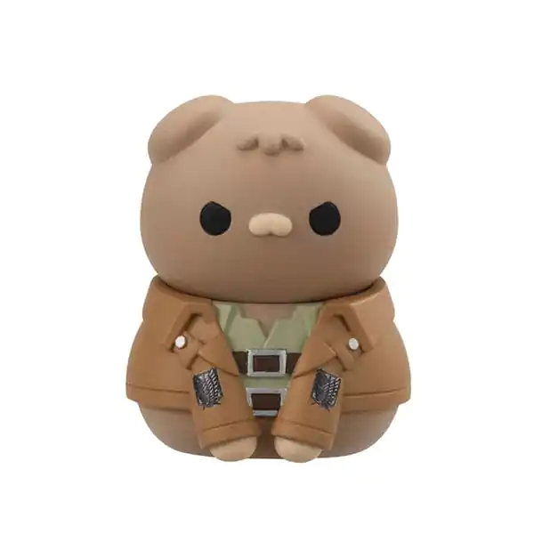Attack on Titan Mega Cat Project Trading Figure 8-Pack Attack on Tinyan Gathering Scout Regiment danyan! 3 cm product photo