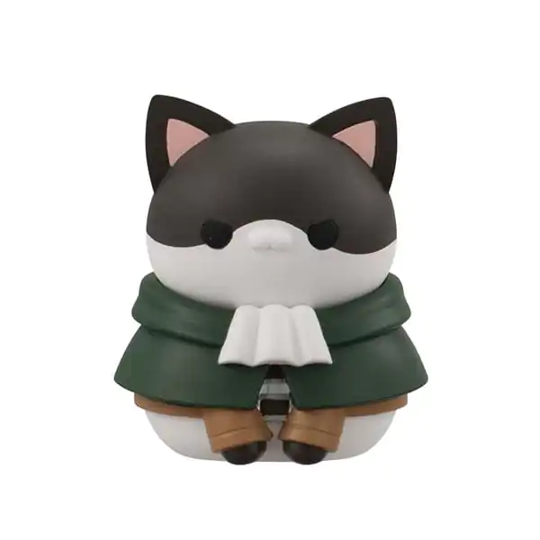 Attack on Titan Mega Cat Project Trading Figure 8-Pack Attack on Tinyan Gathering Scout Regiment danyan! 3 cm product photo