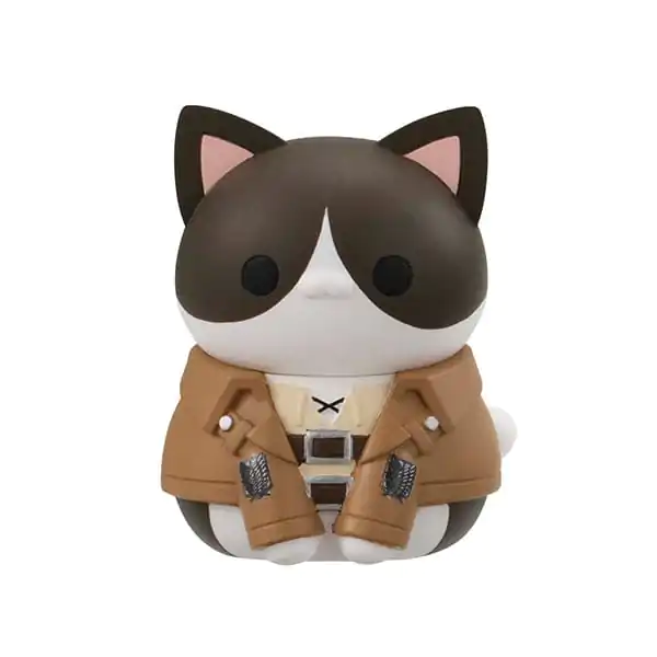 Attack on Titan Mega Cat Project Trading Figure 8-Pack Attack on Tinyan Gathering Scout Regiment danyan! 3 cm product photo