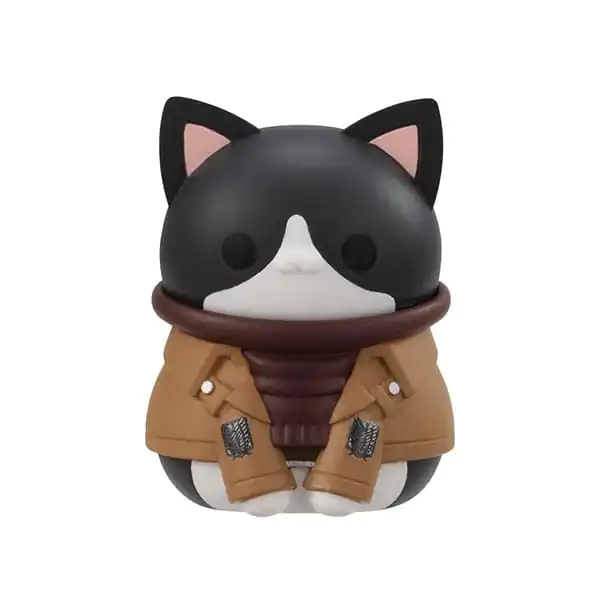 Attack on Titan Mega Cat Project Trading Figure 8-Pack Attack on Tinyan Gathering Scout Regiment danyan! 3 cm product photo