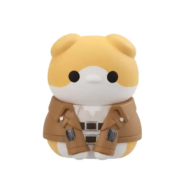 Attack on Titan Mega Cat Project Trading Figure 8-Pack Attack on Tinyan Gathering Scout Regiment danyan! 3 cm product photo