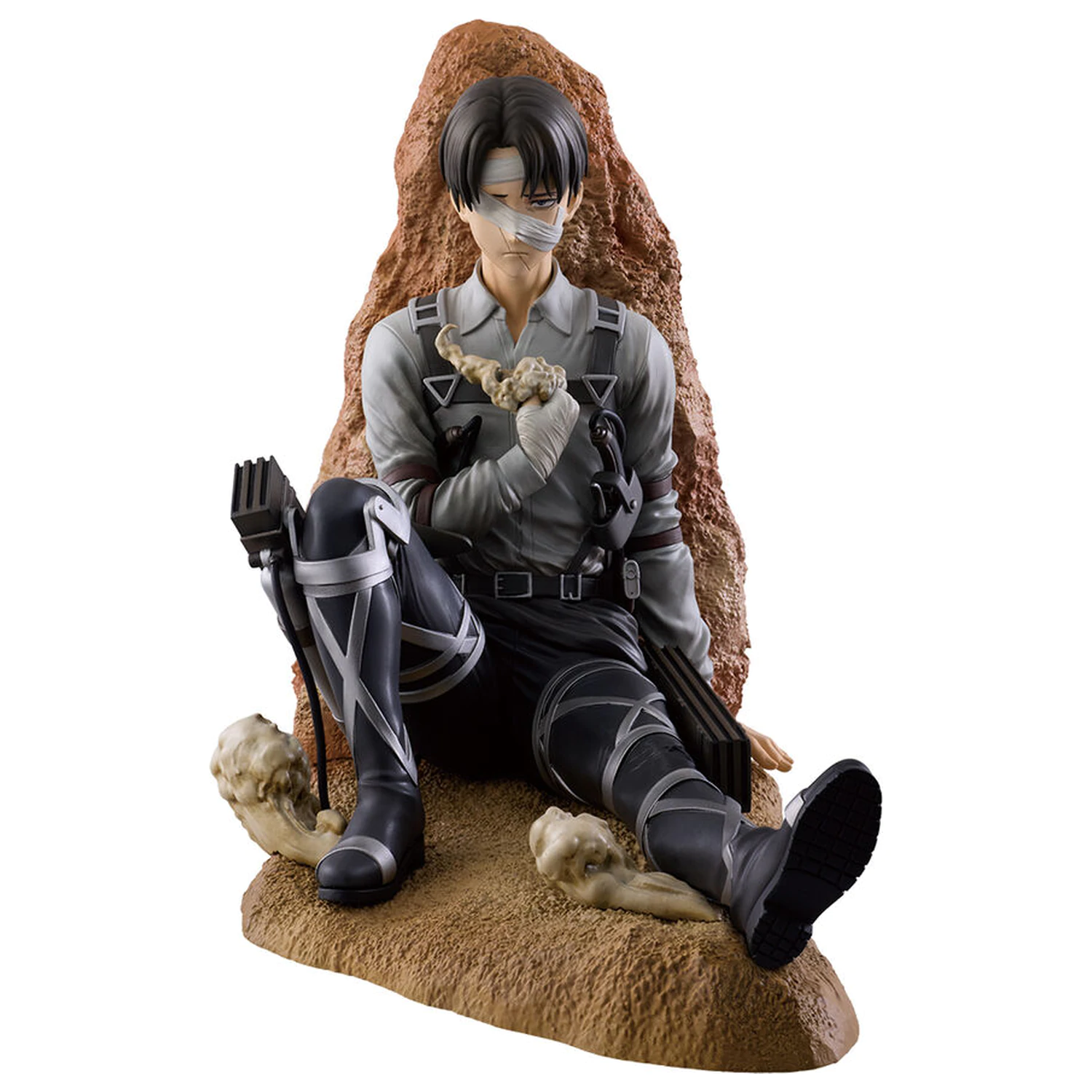 Attack on Titan Mega Impact Levi Battle of Heaven and Earth Ichibansho figure 11cm product photo