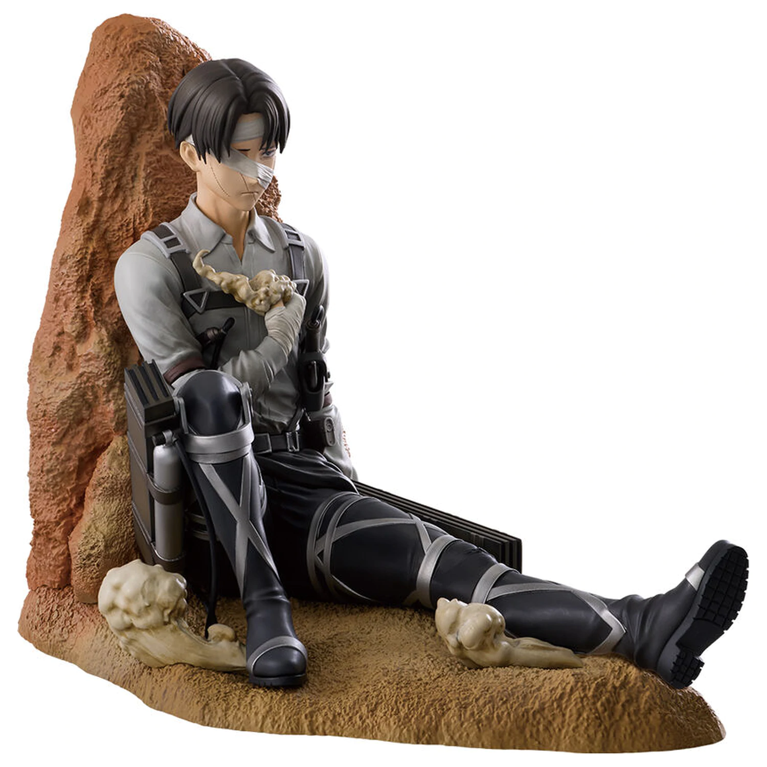 Attack on Titan Mega Impact Levi Battle of Heaven and Earth Ichibansho figure 11cm product photo