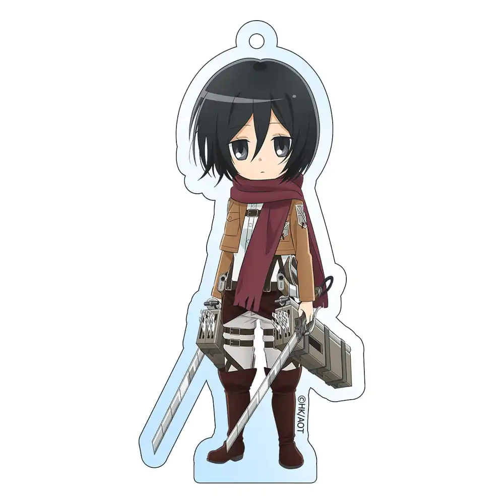 Attack on Titan Acrylic Keychain Mikasa Holographic 8 cm     product photo