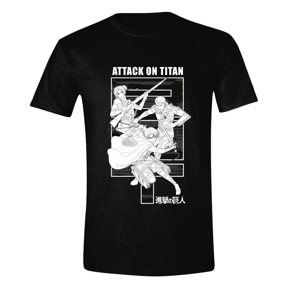 Attack on Titan Monochrome Trio t-shirt product photo