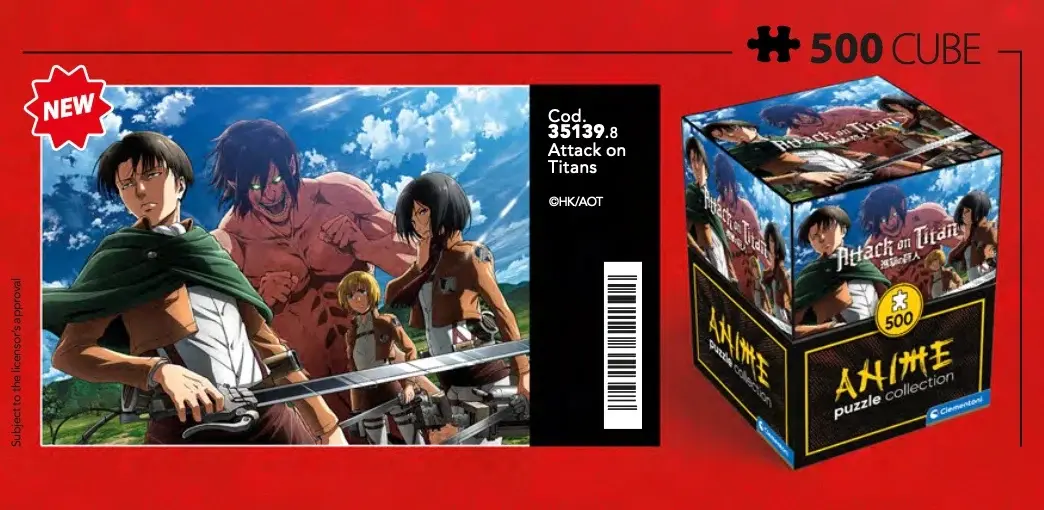 Attack on Titan puzzle Levi, Mikasa, Armin and ... product photo