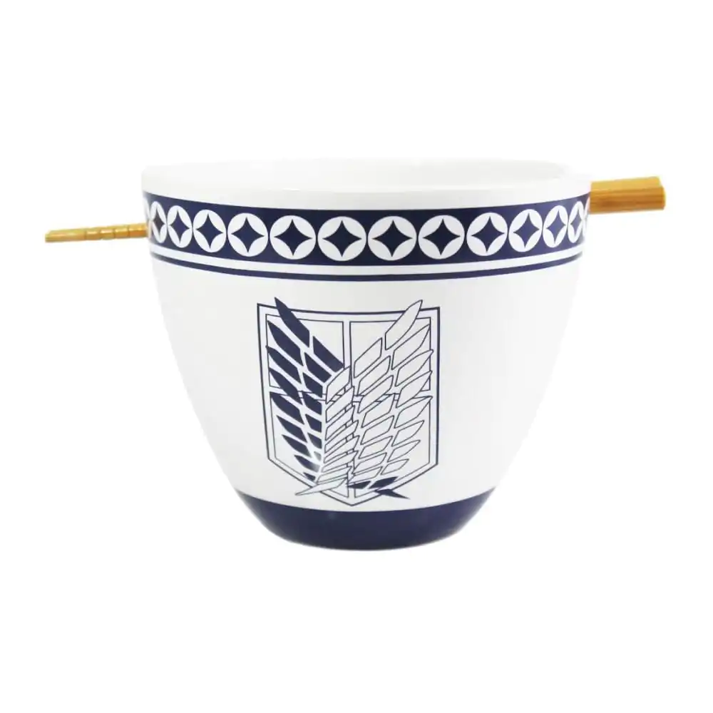 Attack on Titan Ramen Bowl with Chopsticks Emblem 473 ml product photo