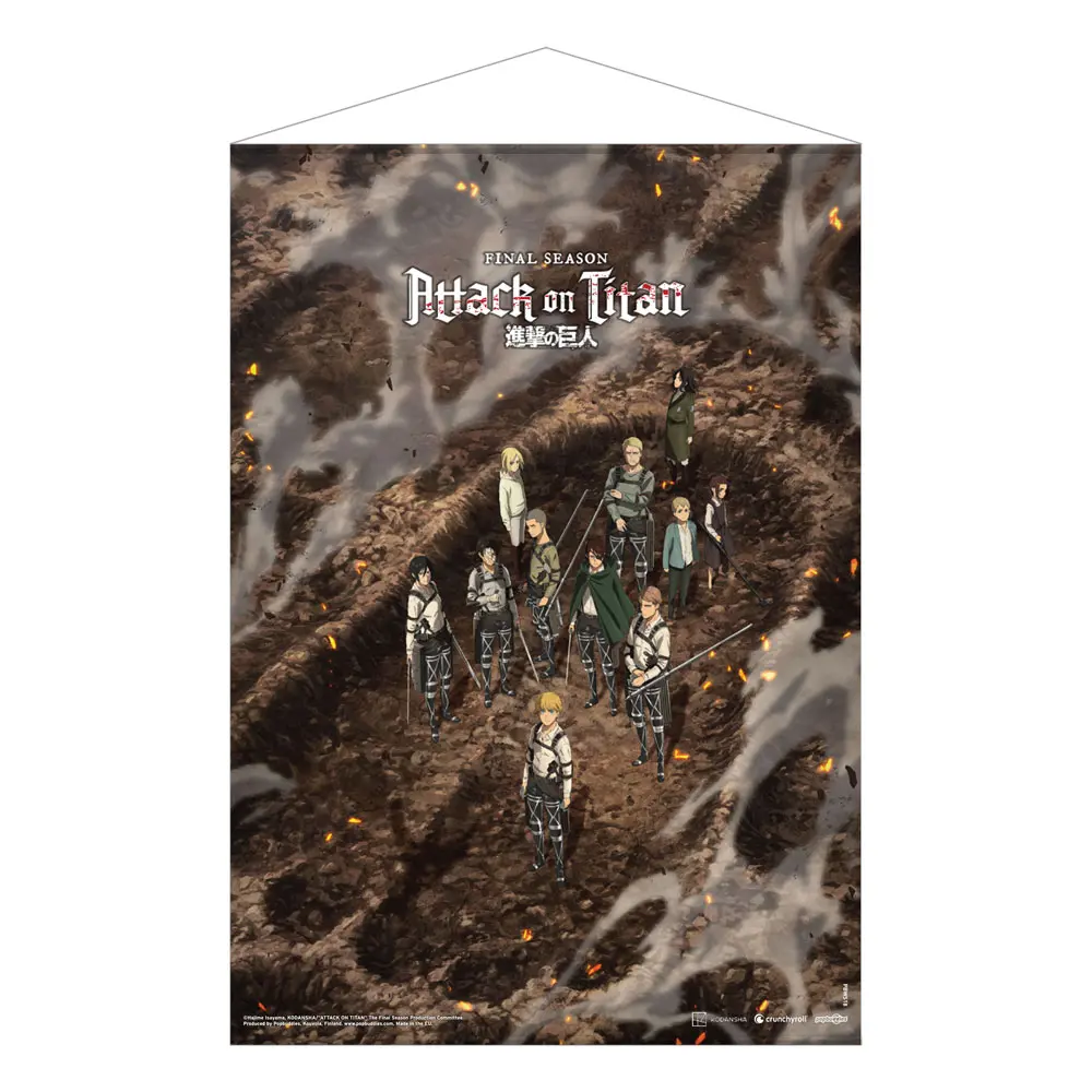 Attack on Titan: The Final Season Wallscroll Following the Rumbling 50 x 70 cm termékfotó