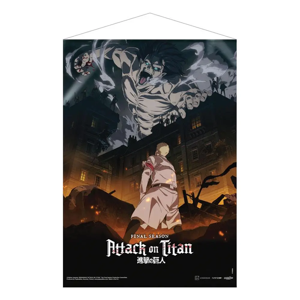 Attack on Titan: The Final Season Wallscroll Part 1 Key Visual 1 50 x 70 cm product photo