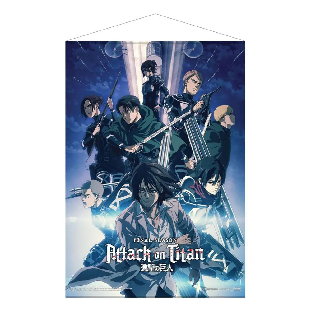 Attack on Titan: The Final Season Wallscroll Part 1 Key Visual 2 50 x 70 cm product photo