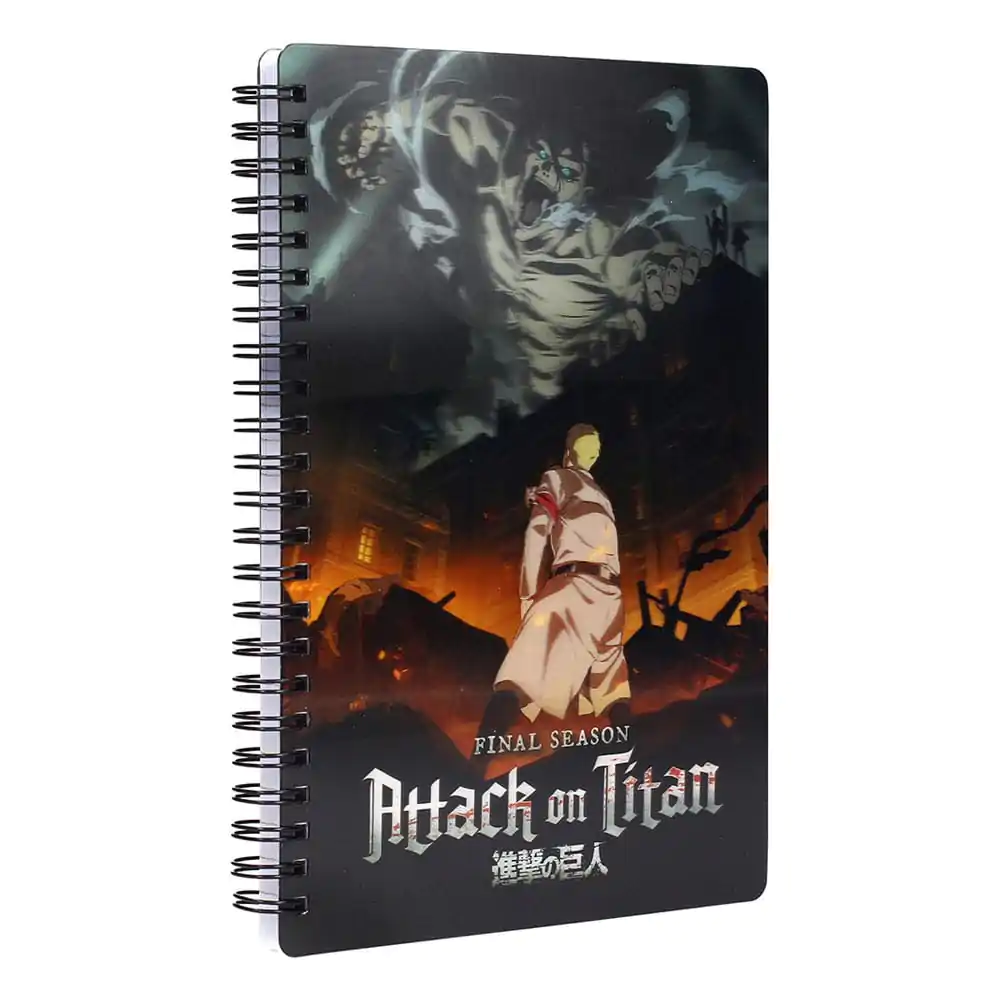 Attack on Titan Notebook with 3D-Effect Titan termékfotó