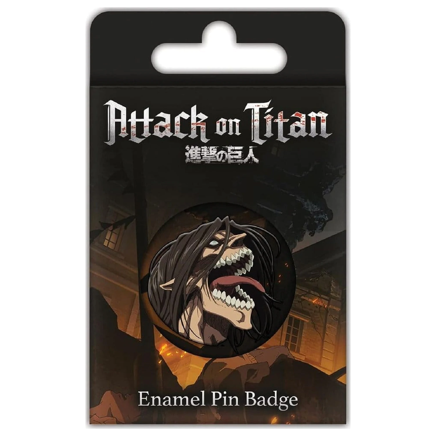 Attack on Titan Enamel Pin Badge S3 (Eren Titan Rage) product photo