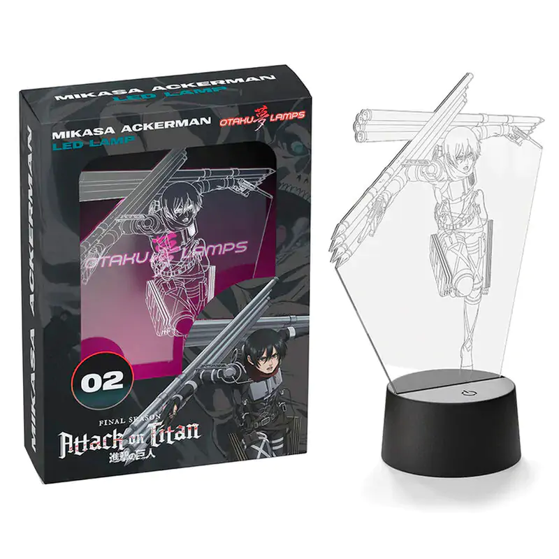 Attack on Titans Mikasa Final Season led lamp 20cm termékfotó