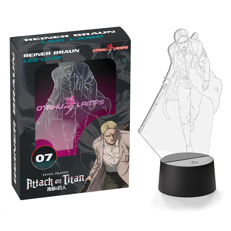 Attack on Titans Reiner Final Season led lamp 20cm product photo